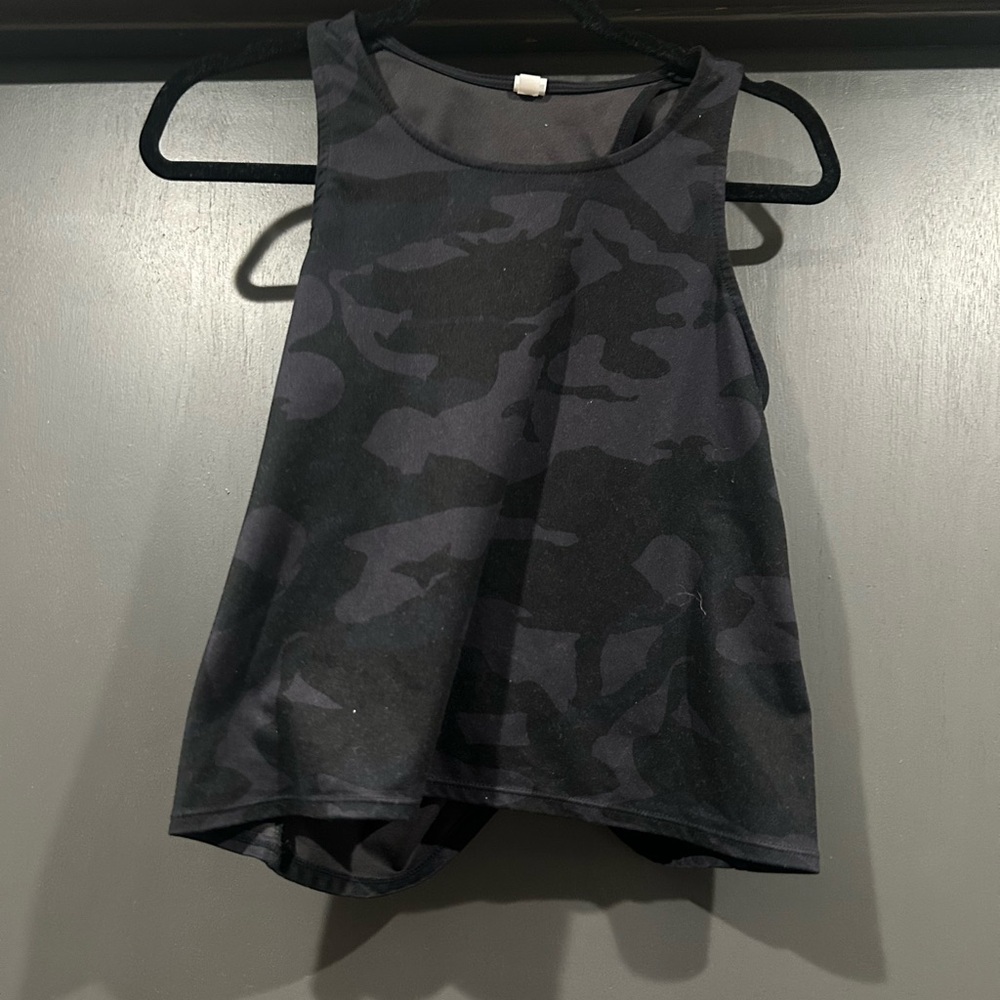 90 Degree By Reflex Black Camo Tank Top